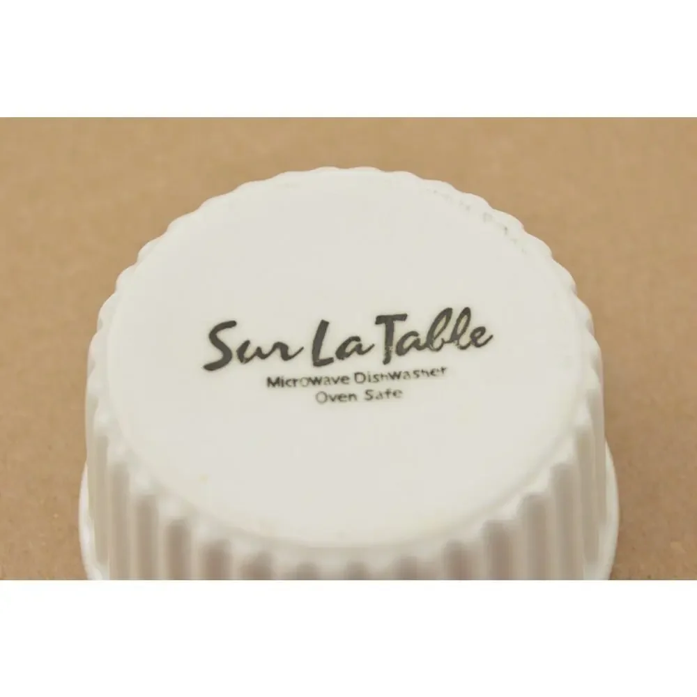 Sur La Table White Porcelain Ramekins Set of 12 2.75